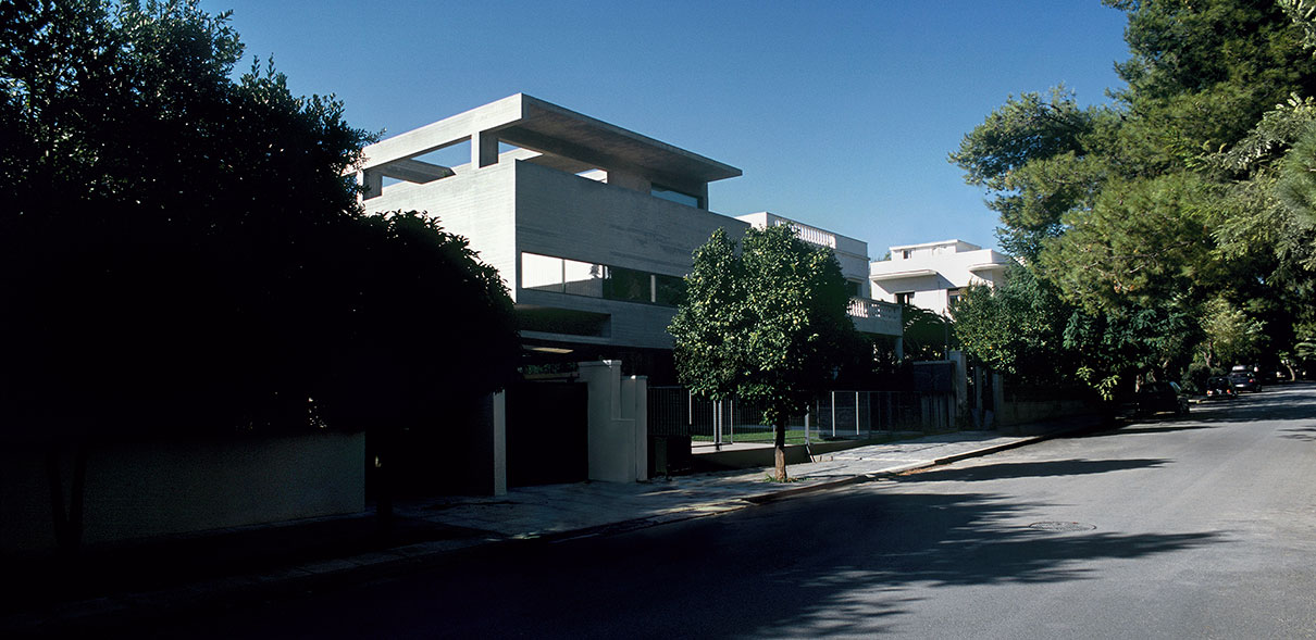House in Psychico - Street Elevation